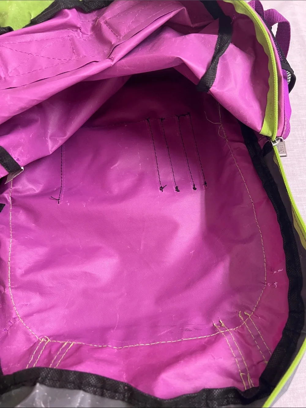 ProSport Purple Backpack with Lime Accents Bay meadow gulf atream